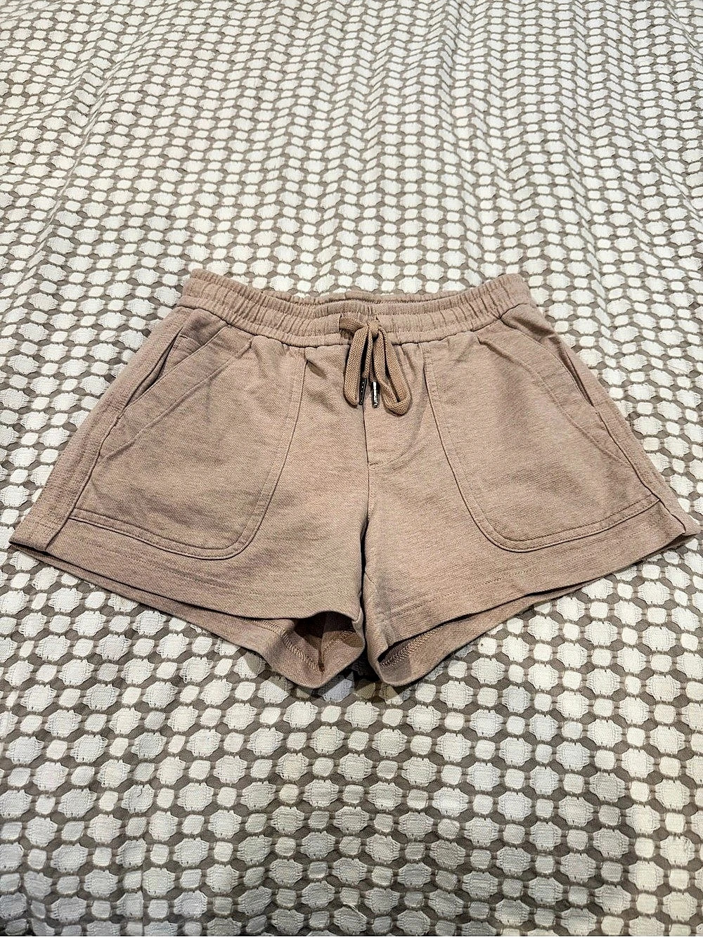 Athleta Farallon Heathered Shorts Mocha Latte Size 2